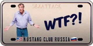 Sticker MUSTANGCLUB_RUS - 0