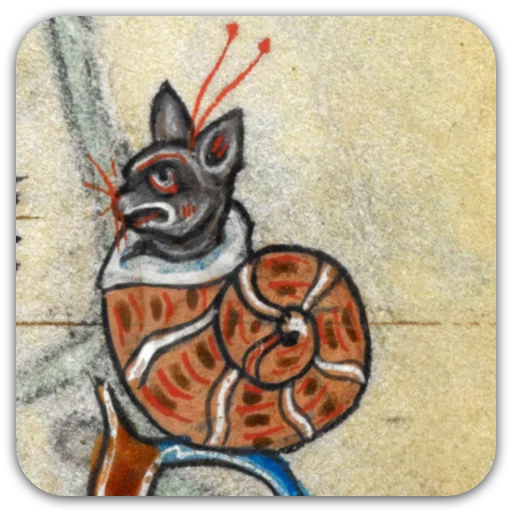 Sticker Medieval Cats - 0