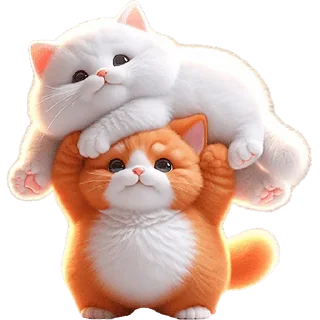 Sticker Мяу-пара @Nyasticks - 9
