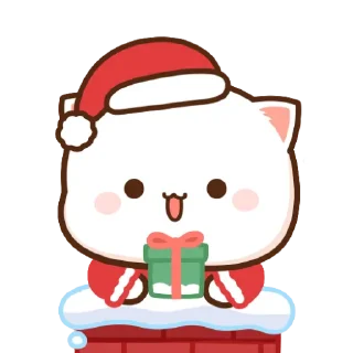 Стикер 🎄 Merry Christmas 🎄 @PeachLovesGoma - 0