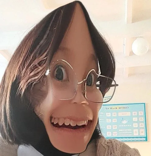 smile smile human face glasses