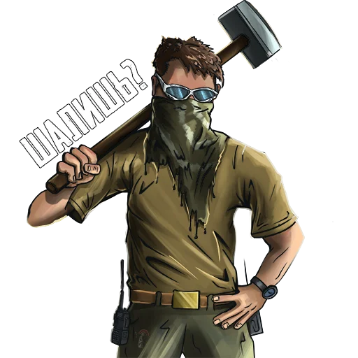 Sticker Military Production - 3