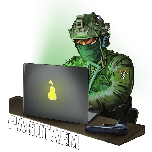 Sticker Military Production - 2