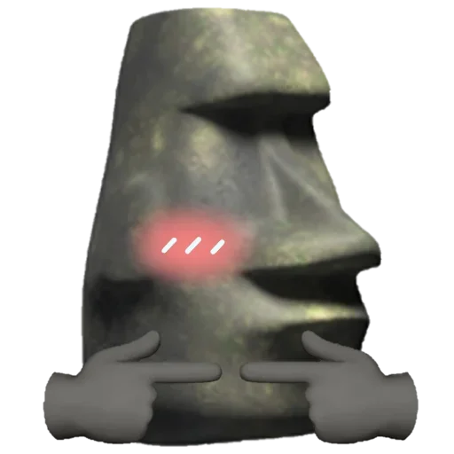 moai emoji - Decals by lil_nut_2k20, Community