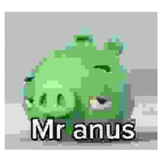 Стикер Mr anus - 0