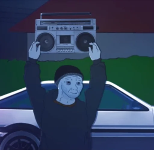 vehicle vehicle cartoon human face