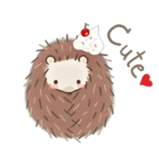 Стикер Muffin The Hedgehog (FULL) [ENG] @WSZB_Stickers - 0