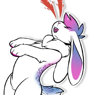 Sticker Nekobunny - 0