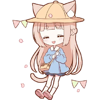 Sticker Весенние Некомими @Nyasticks - 4