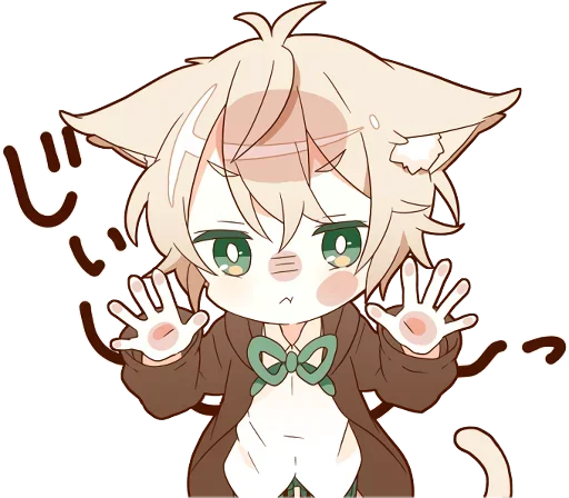 Nekomimi by @anime_stickerr Nekomimi by @anime_stickerr -