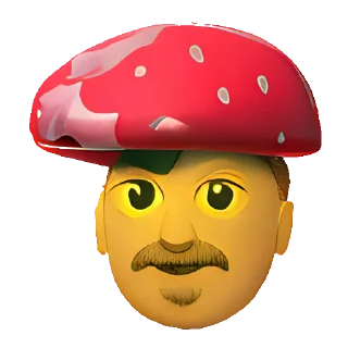 Sticker Lenin Mushroom Emojich - 7