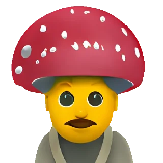 Sticker Lenin Mushroom Emojich - 5