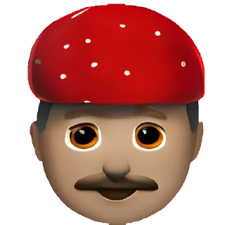 Sticker Lenin Mushroom Emojich - 9