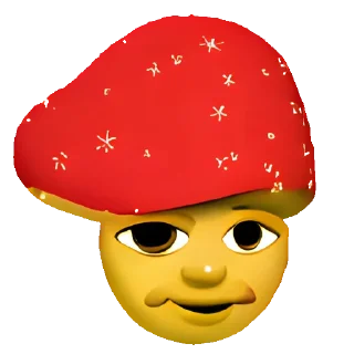Sticker Lenin Mushroom Emojich - 3