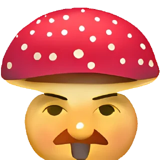 Sticker Lenin Mushroom Emojich - 2