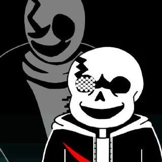 Стикер last breath sans https://t.me/undertailAUU - 0