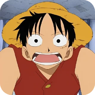 Sticker old Luffy @one_piece_stiker777 @mammylb - 0