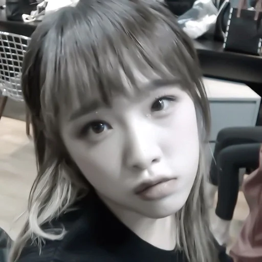 person person human face bangs