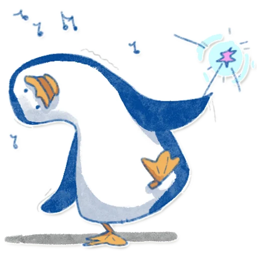 Sticker Pinguinki - 0