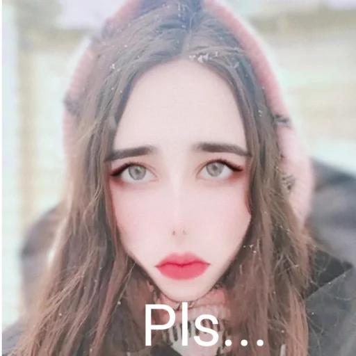 human face human face lipstick eyelash
