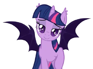 Стикер Pony bat's | @MyLittlePony_bots - 0