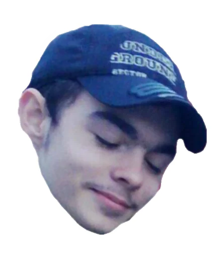 human face human face person cap