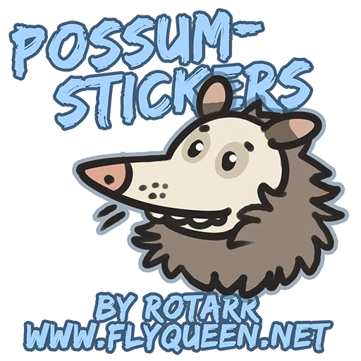 Sticker Possum - 0
