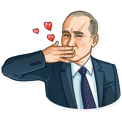 schuif Overleven Zuiver Putin - sticker set for Telegram and WhatsApp