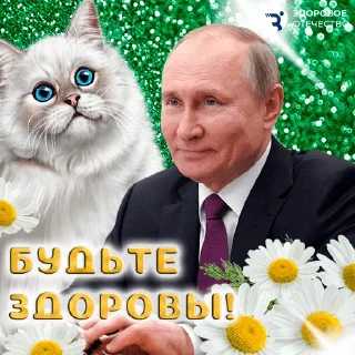 Sticker День рождения Президента! - 0