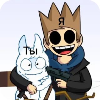 Sticker Стикеры с эддсворлд by @NEFEMB0Y4K - 9