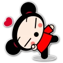 Стикер Pucca - 10