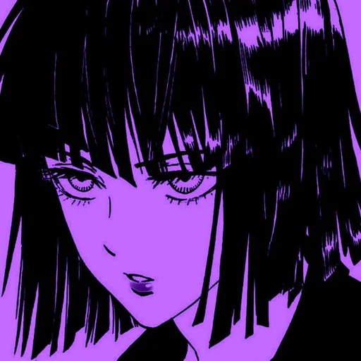 Purple anime @anime_sticks Purple anime @anime_sticks - мультфильм