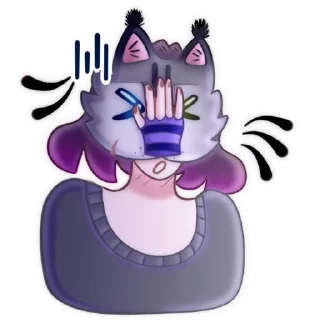 Sticker Quadrobic_character (@Aksimika_arts) - 8