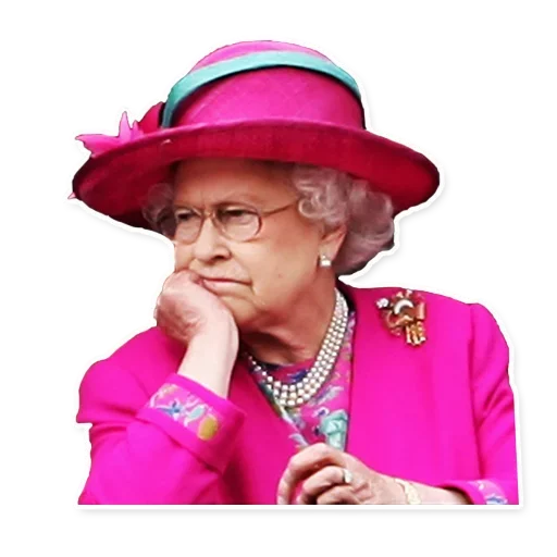 Sticker Queen Elizabeth II - 0