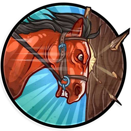 horse painting animal