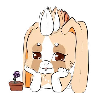 Стикер Rabbit Time @stickersb2b - 7