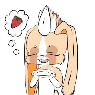 Стикер Rabbit Time @stickersb2b - 10