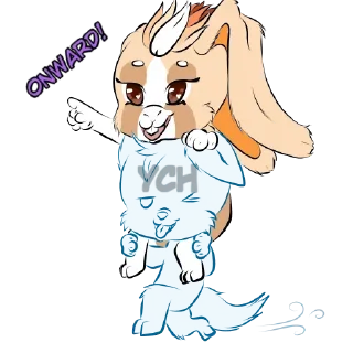Стикер Rabbit Time @stickersb2b - 4
