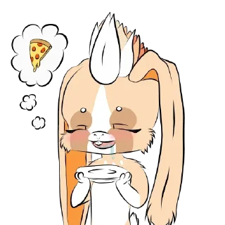 Стикер Rabbit Time @stickersb2b - 6
