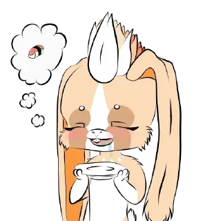 Стикер Rabbit Time @stickersb2b - 2