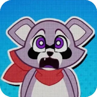 Sticker Rembly the raccoon - 10 Sticker Rembly the raccoon - 10