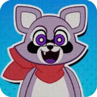 Sticker Rembly the raccoon - 2 Sticker Rembly the raccoon - 2