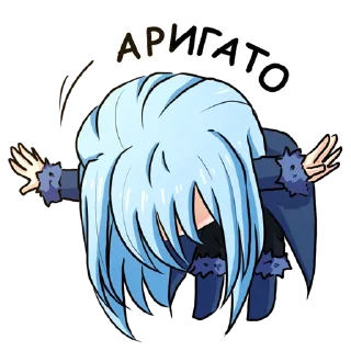 Sticker Rimuru Tempest by @biblethe - 11 Sticker Rimuru Tempest by @biblethe - 11