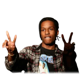 Стикер ASAP Rocky @DXXMSHXXPDEBIL - 4