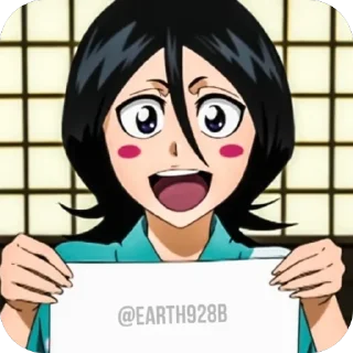 Стикер Rukia Kuchiki • @Earth928B - 0