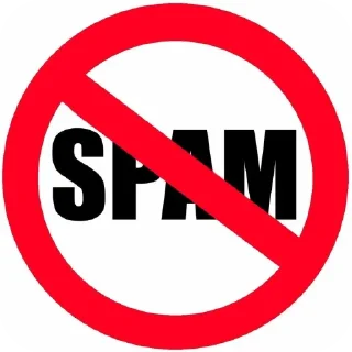 Стикер STOP SPAM!! - 0