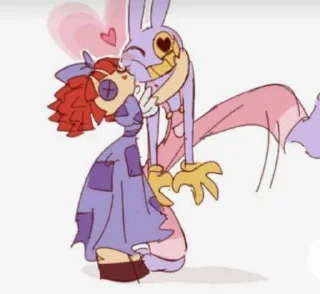 Стикер Джекс и рагата 💗💗💗 @Themki_robot - 6