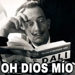 Sticker Salvador Dalí - 0