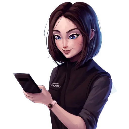 Sticker Samsung Girl (@stickerssave) - 9