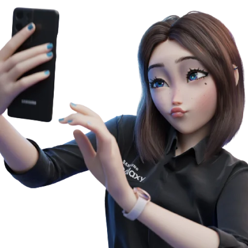 Sticker Samsung Girl (@stickerssave) - 3